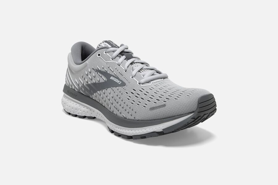 Ghost 13 Road Brooks Running Shoes NZ Womens - Grey - MAVWRC-708